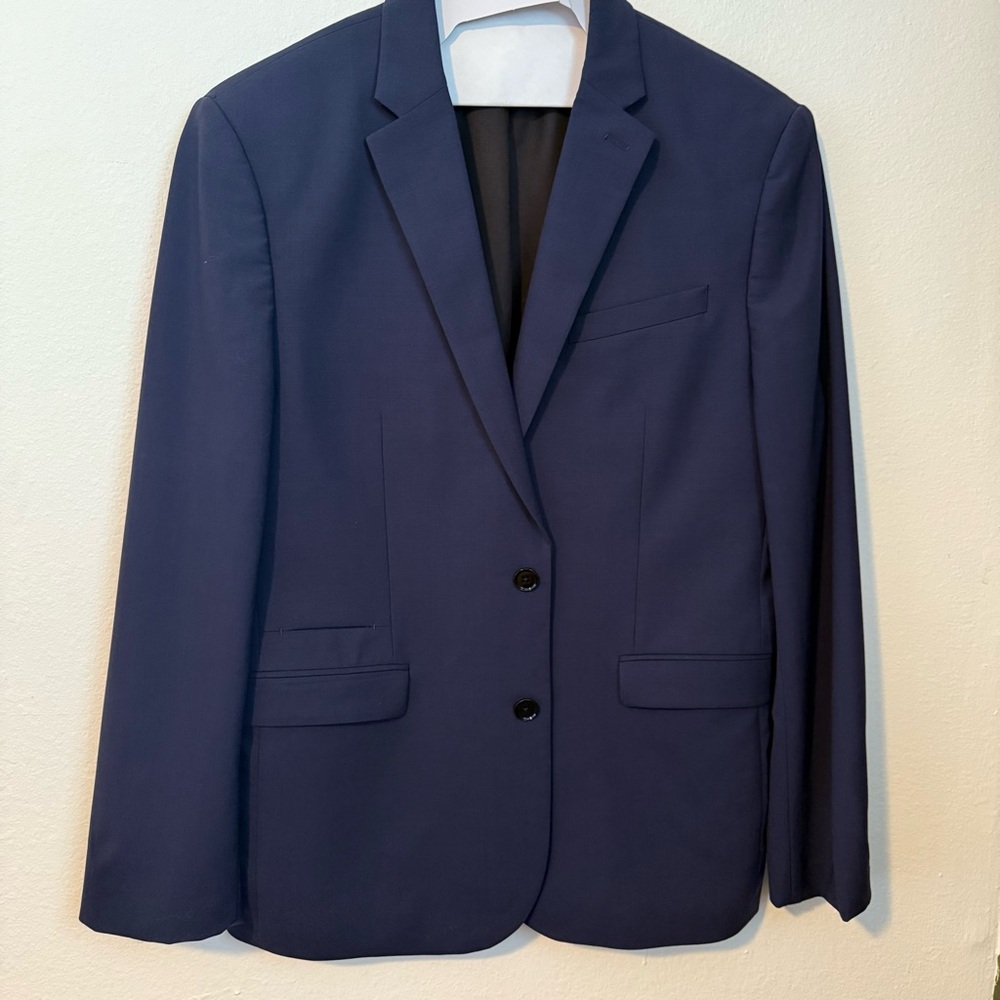 Express Slim Fit Navy Men's Suit